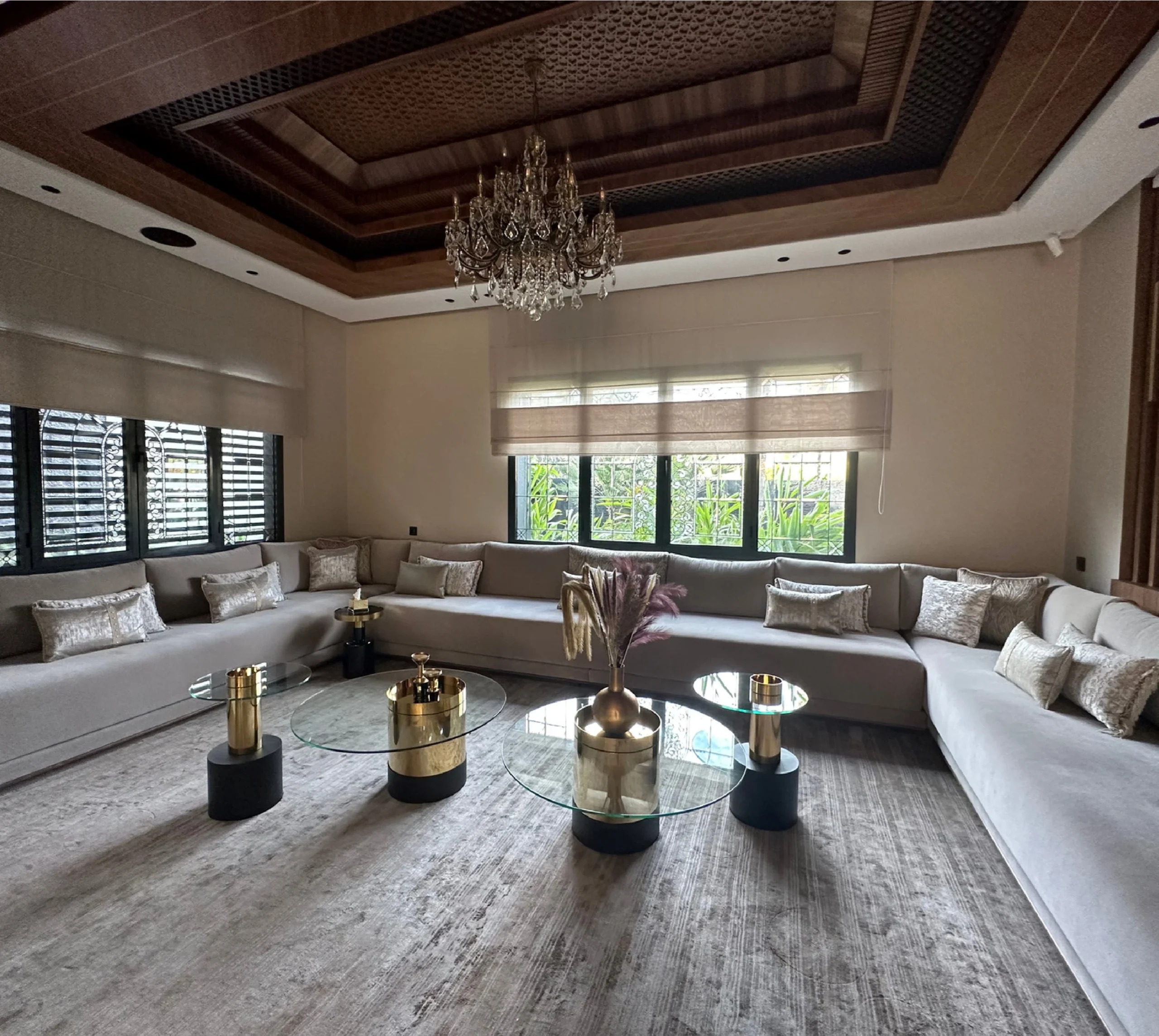Luxury Villa H.T — contemporary living room